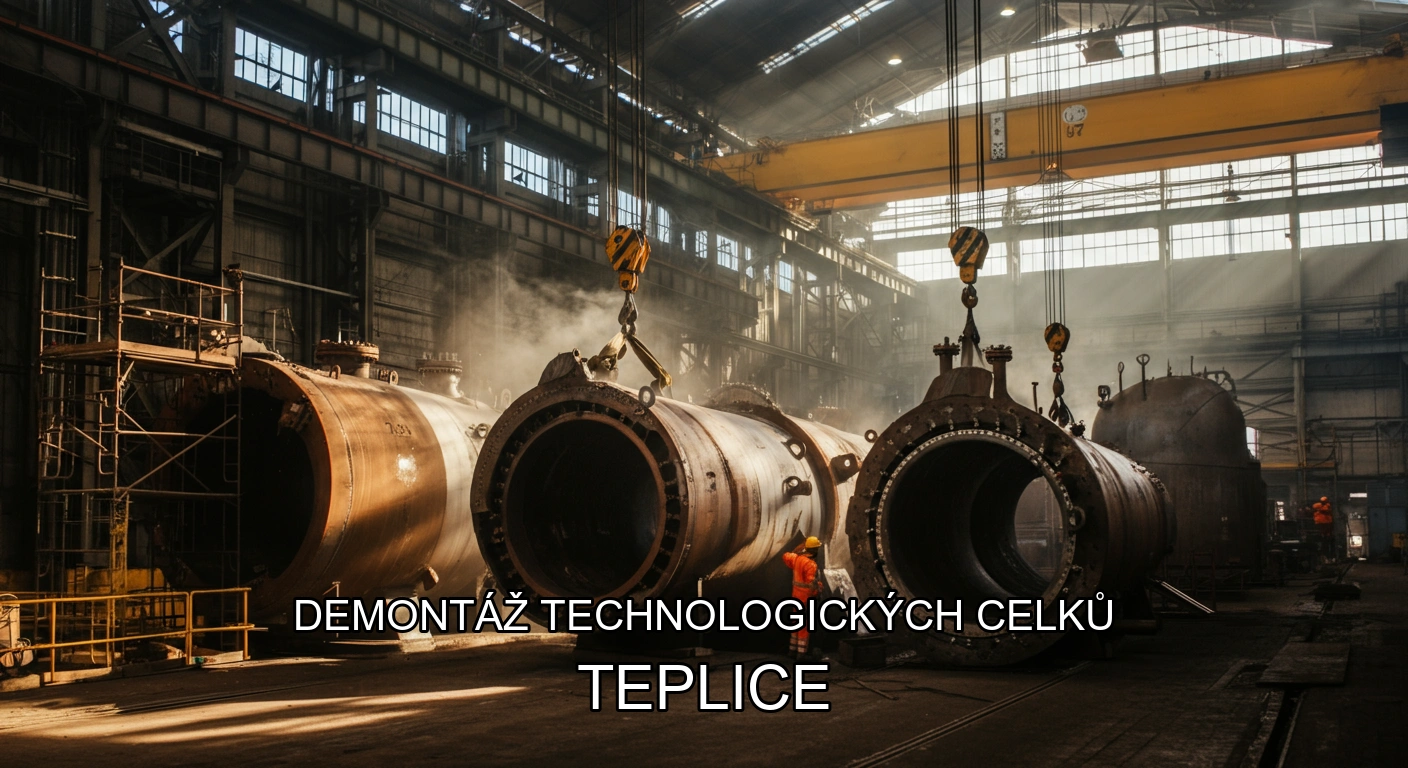 Demontaz technologickych celku Teplice